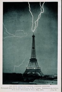 1905.lightning.striking.eiffel.tower