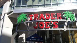 Trader Joe's in Hollywood imitating Christ by making affordable wine available to all!