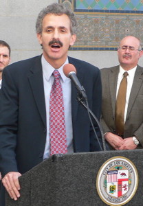 Mike Feuer, the city attorney of Los Angeles.  Evidently he tried to crack down on fraud, waste, and shenanigans in the LA Department of Transportation, and had the HPOA bitch, moan, whine, and try to sic Mitch O'Farrell on him for his trouble.  What came of it, only time will tell.