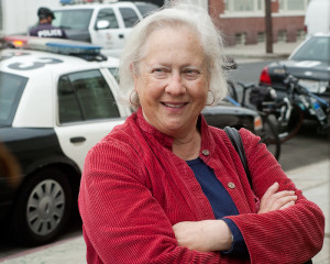 Badass civil rights attorney Carol Sobel, keeping Hollywood and the First Amendment safe since 1978 from the LAPD and its associated BIDdie-bodies!