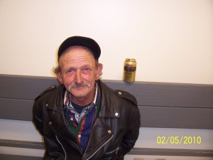 One of 649 people arrested, handcuffed, and chained to a bench for drinking in public by the Andrews International BID Patrol in 2010.