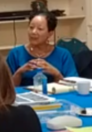 Alisa Orduna at the Sunset-Vine BID Board Meeting on Tuesday, November 10, 2015.  Is anyone, anyone at all, listening to what's coming out of this woman's mouth?