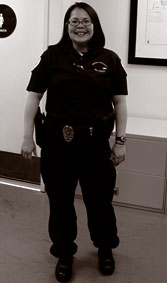 BID Patrol Officer Courtney Kanagi (badge #130) in 2011.