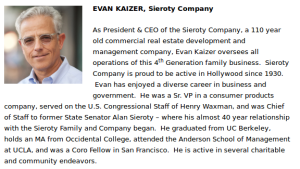 Evan Kaizer, who works for a family which has owned commercial property in Hollywood for four generations, is the financial beneficiary of a century of white supremacy.