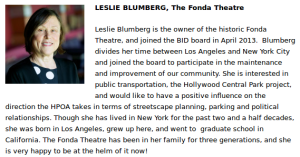 Leslie Blumberg, whose family has owned commercial property in Hollywood for three generations, is the financial beneficiary of a century of white supremacy.