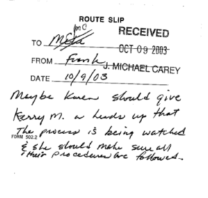 Even in 2003 the BIDs had captured the regulatory function of the City Clerk's office to the point where they were warning Kerry Morrison that people were scrutinizing her sketchy behavior rather than using the power of the purse to make her be not so shady.  The fox wasn't guarding the henhouse--the lunatics were (and are) running the asylum.