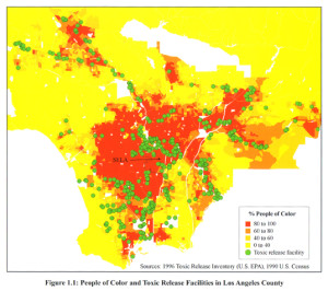 And the Dulgarians aren't up to anything anomalous down South, either.  All the poisons of LA are dumped where non-white people live.