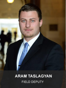 Council District 13 Field Deputy Aram Taslagyan.
