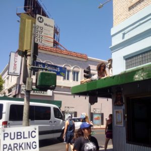 Here's another picture of the freaking bus stop sign that's right in freaking front of the freaking Rusty Mullet, where Benjamin Thompson, freaking Officer Integrity himself supposedly spent the last 18 months visiting twice a week undercover making up violations. 