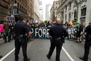 Different protest, same shit.