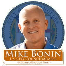 Mike Bonin, shown here with the Jesus-halo sidelighting he evidently prefers.
