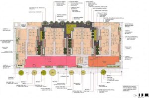 Low income housing at 215 N Vermont Avenue.  Note the distinctive lack of homeless people for VIPs to step over, thanks to the foresight and strongarm tactics of CD13's Marisol Rodriguez and Juan Fregoso.