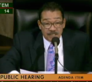 Herb Wesson being way, way, way too friendly with Marie Rumsey on November 17, 2015.